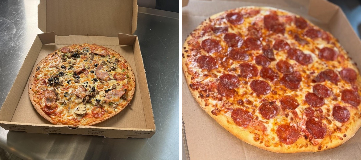 Carns Pizza Menu